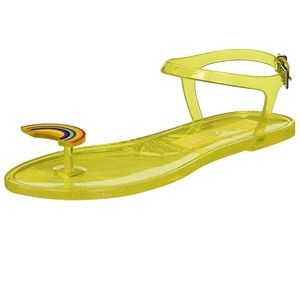 Katy Perry Geli Yellow Rainbow sandals